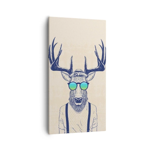 Impression sur toile - Image sur toile - A qui vous attendiez-vous ? - 55x100 cm