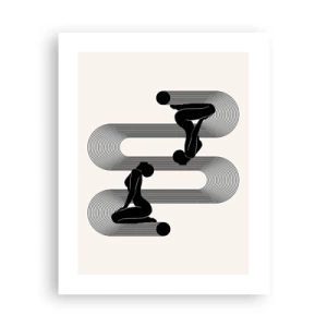 Affiche - Poster - Symétrie sensuelle - 40x50 cm