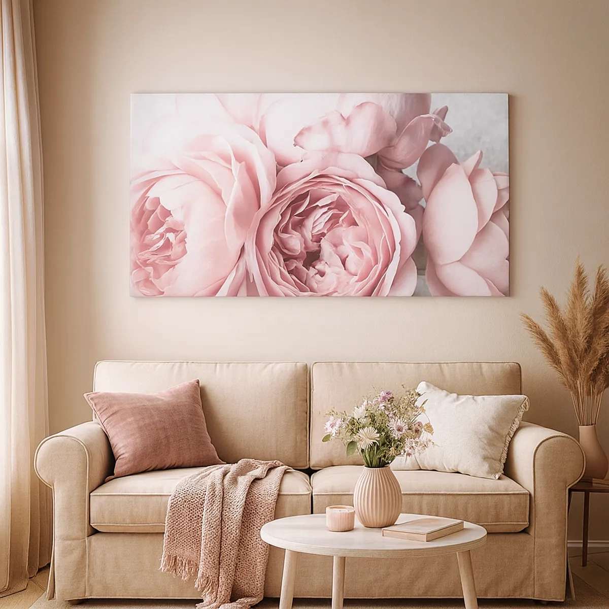 Impression sur toile - Image sur toile - Pour les romantiques - 30x30 cm