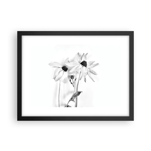 Affiche dans un cadre noir - Poster - Personne ne souhaite être seul - 40x30 cm