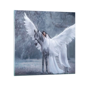 Impression sur verre - Image sur verre - Un moment inspiré - 70x70 cm