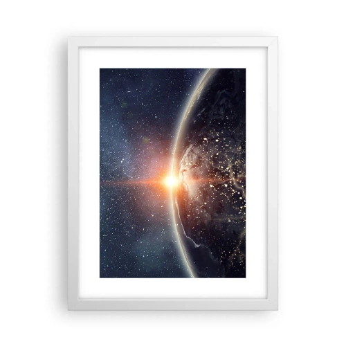 Affiche dans un cadre blanc - Poster - Dans une nouvelle perspective - 30x40 cm