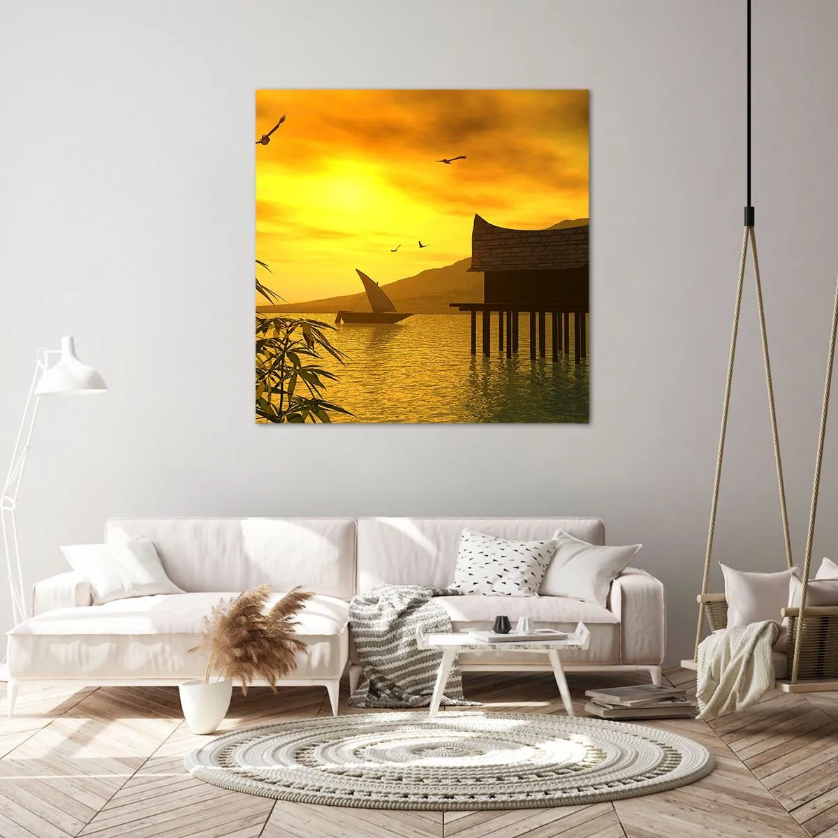 Impression sur toile - Image sur toile - La paix tant désirée - 50x50 cm