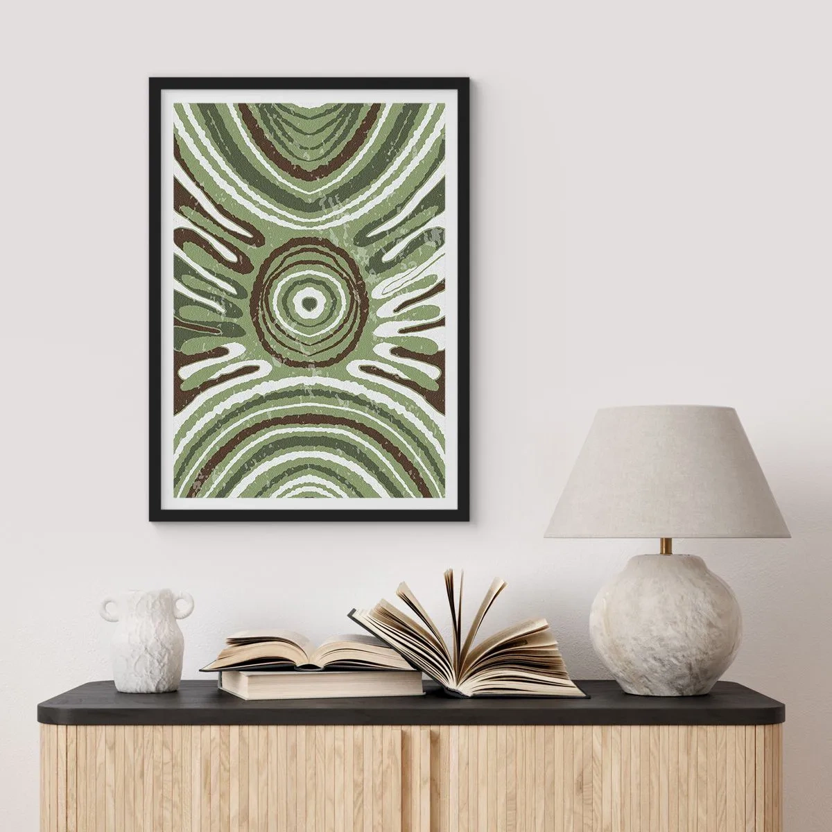 Affiche dans un cadre noir - Poster - Une explosion d'émotions - 40x50 cm