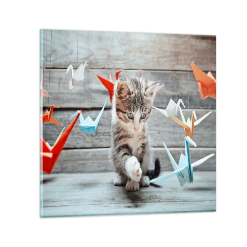 Impression sur verre - Image sur verre - Première leçon - 30x30 cm