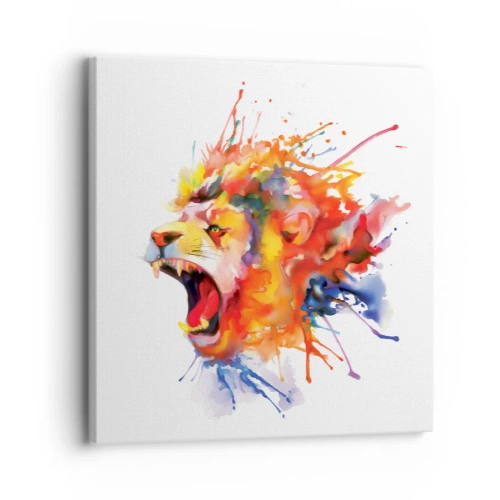Impression sur toile - Image sur toile - exploser de colère - 30x30 cm