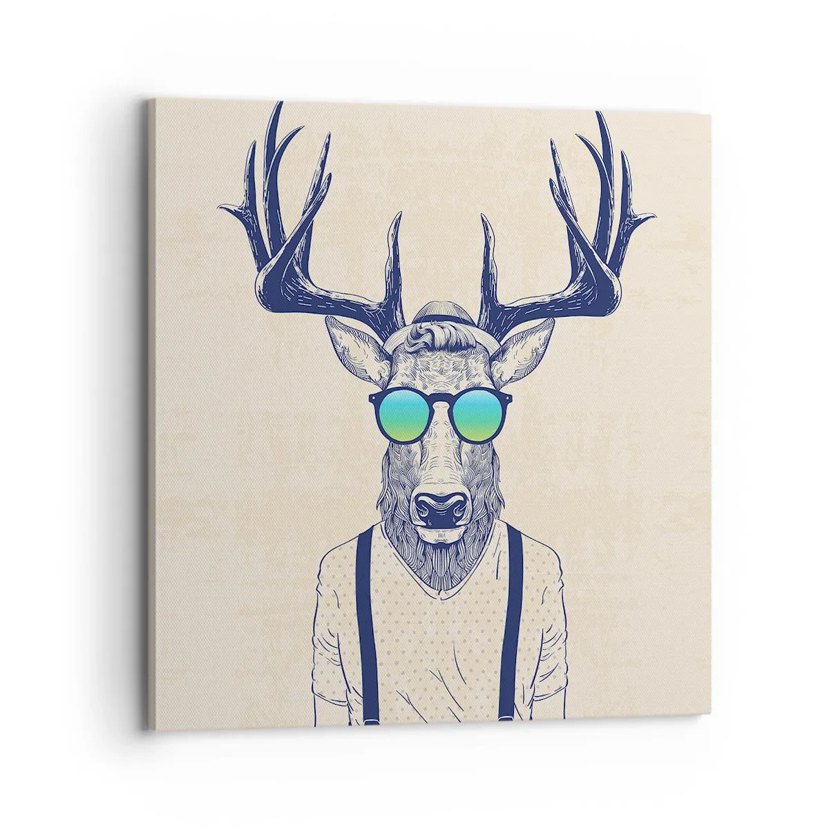 Impression sur toile - Image sur toile - A qui vous attendiez-vous ? - 70x70 cm