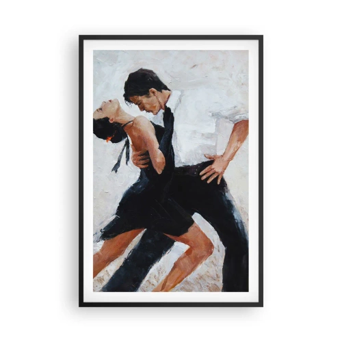 Affiche dans un cadre noir - Poster - Tango de mes rêves et pensées - 61x91 cm