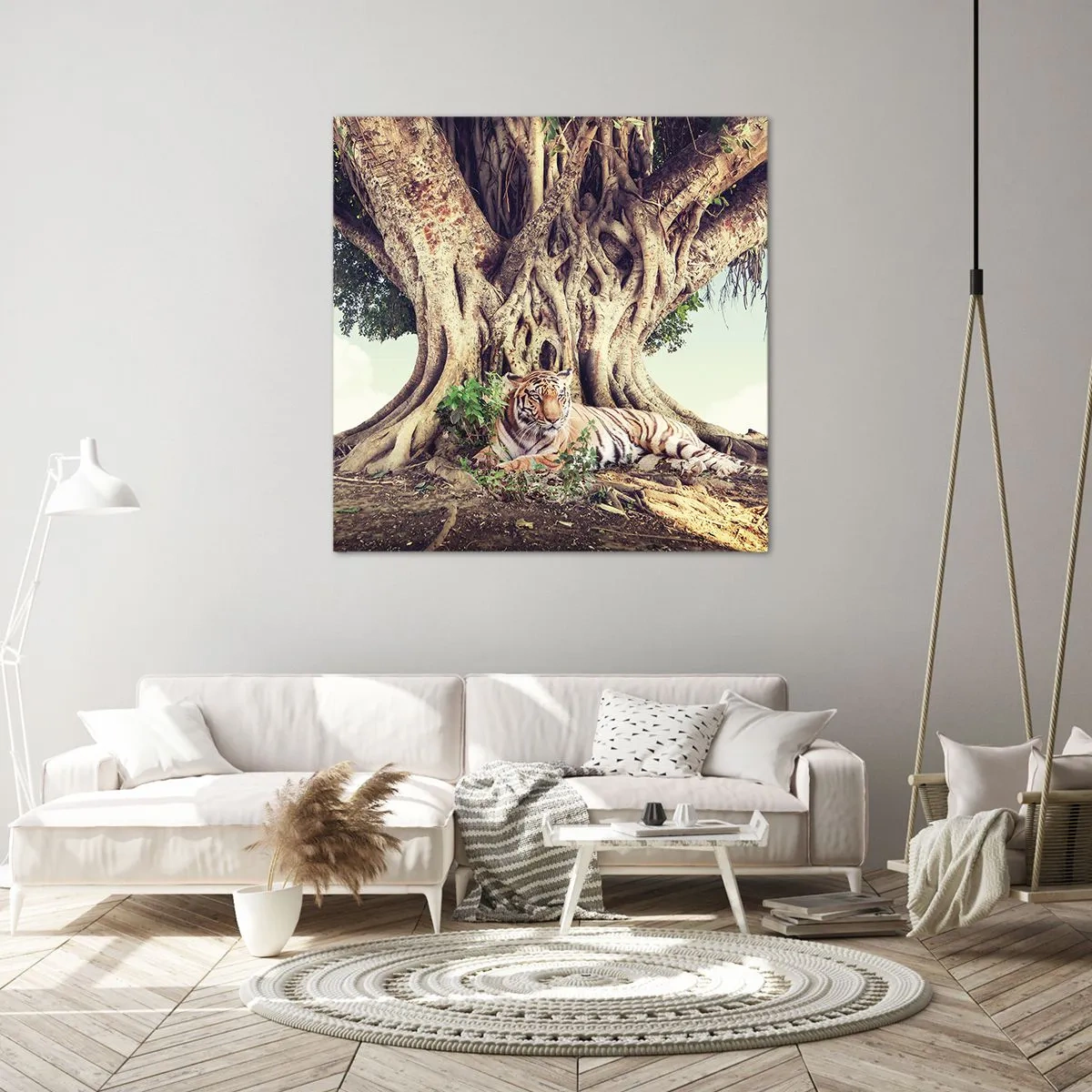 Impression sur toile - Image sur toile - Vue du Livre de la Genèse - 70x70 cm