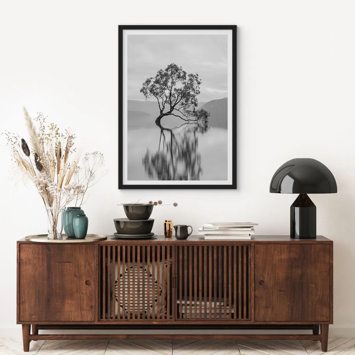 Affiche dans un cadre noir - Poster - Un tel pays existe - 30x40 cm