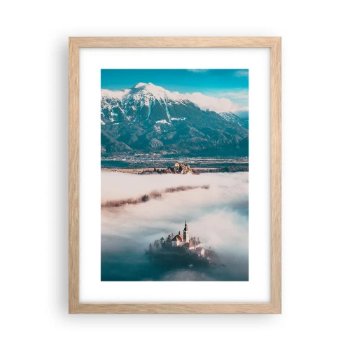 Affiche dans un chêne clair - Poster - Le début d'un conte de fées - 30x40 cm