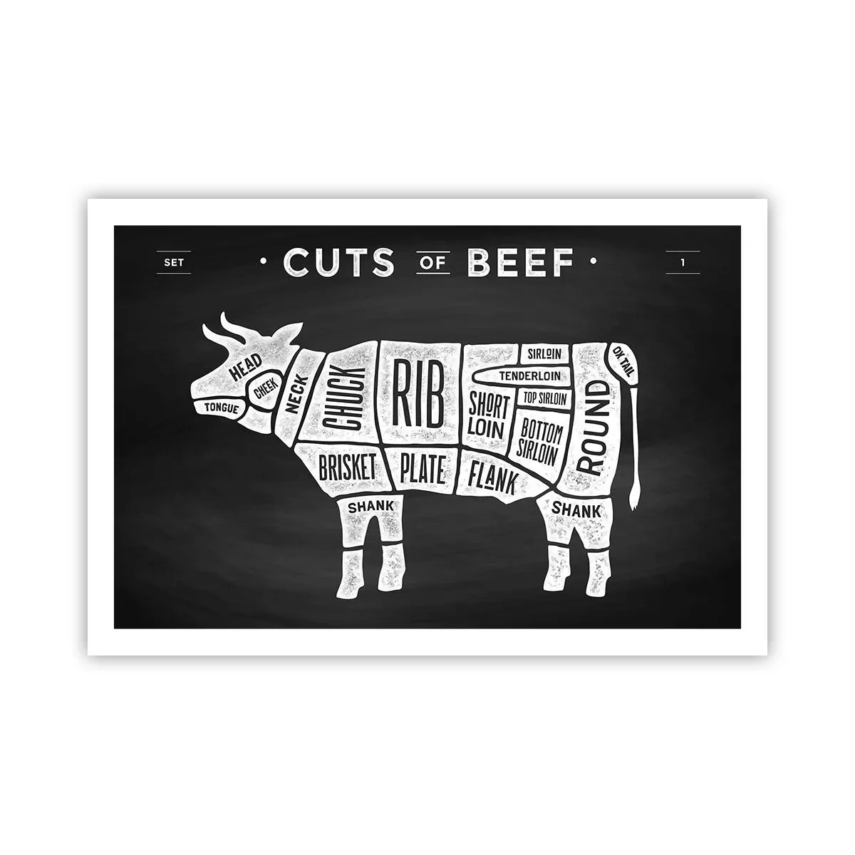 Affiche - Poster - L'art de la découpe - 91x61 cm