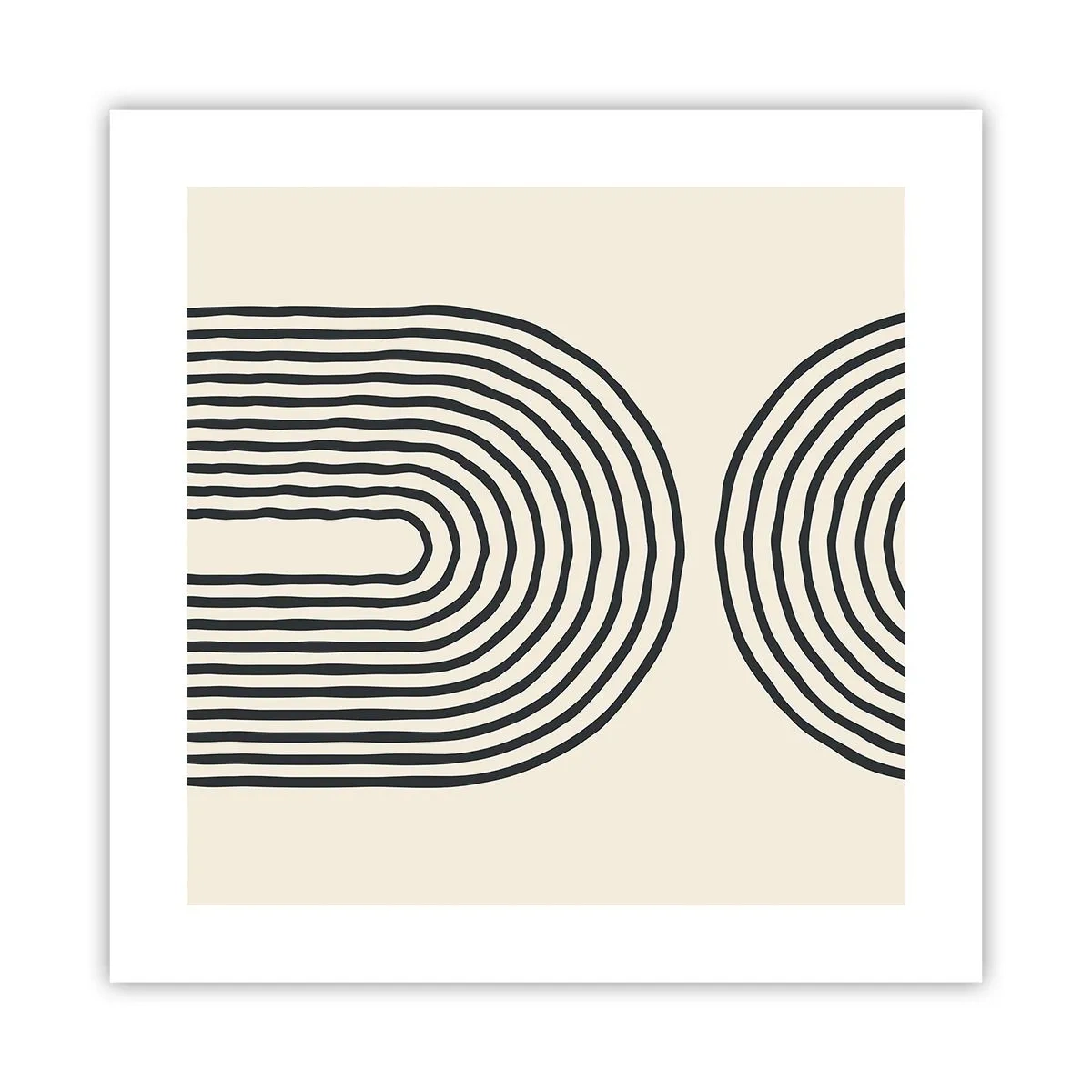 Affiche - Poster - Dans un instant... - 40x40 cm