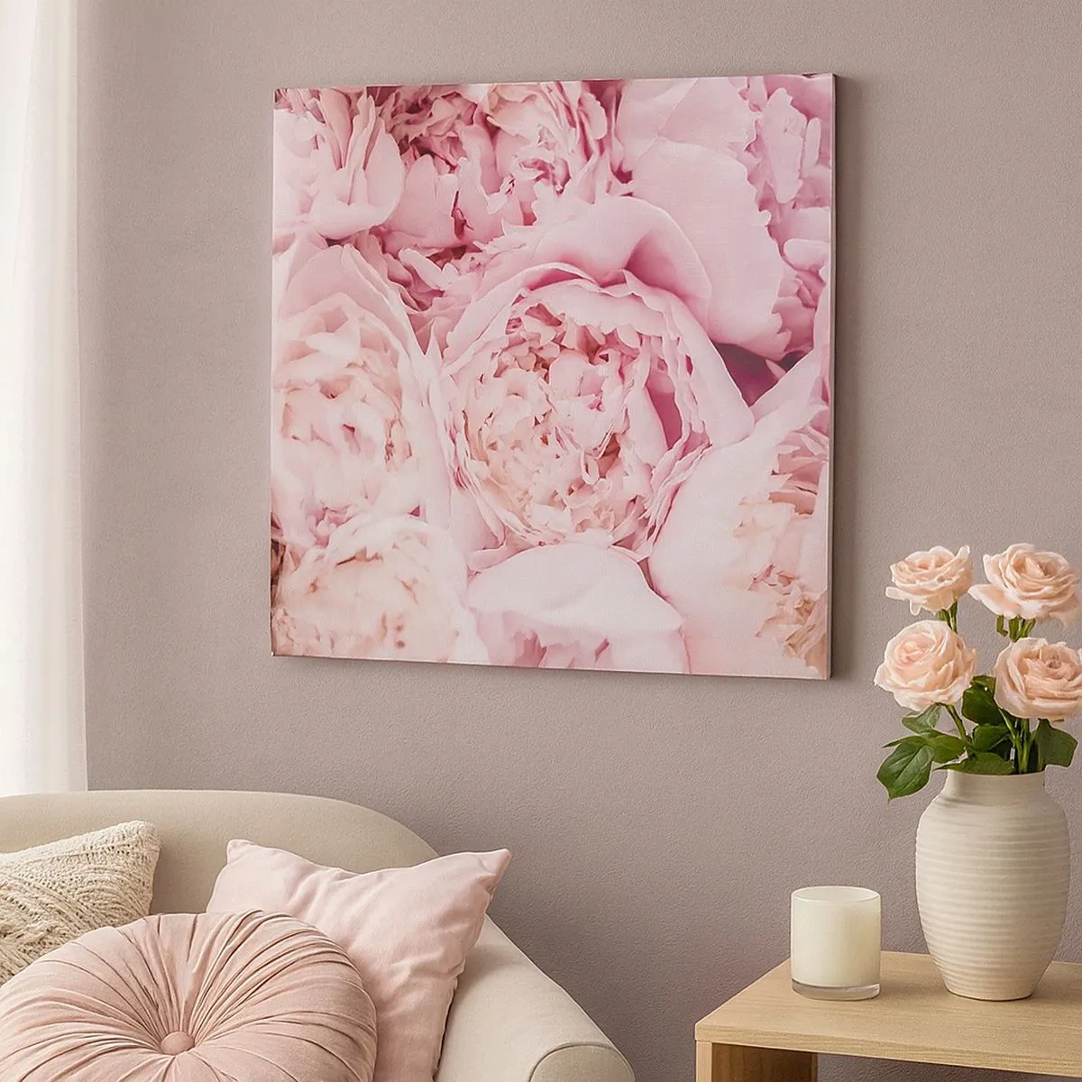 Impression sur toile - Image sur toile - Caliné et parfumé - 30x30 cm