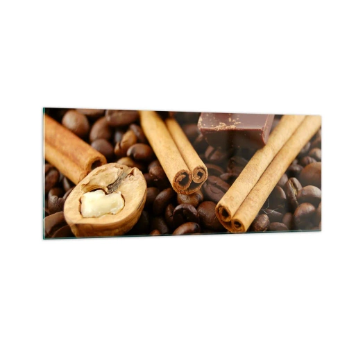 Impression sur verre - Image sur verre - Concert d'aromates - 100x40 cm