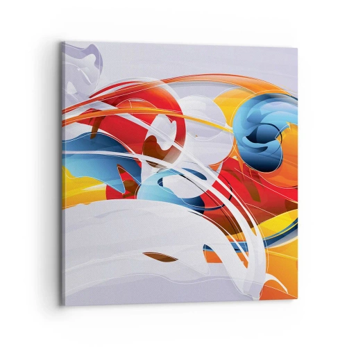 Impression sur toile - Image sur toile - La danse des éléments - 70x70 cm