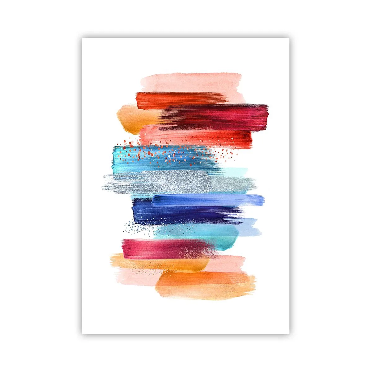 Affiche - Poster - En haut et en bas - 70x100 cm