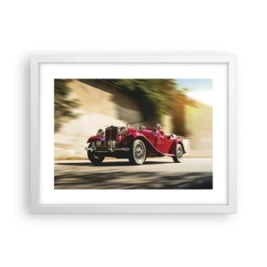 Affiche dans un cadre blanc - Poster - Plus belle que Nike de Samothrace - 40x30 cm