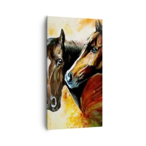 Impression sur toile - Image sur toile - Deux fois plus gracieux - 55x100 cm