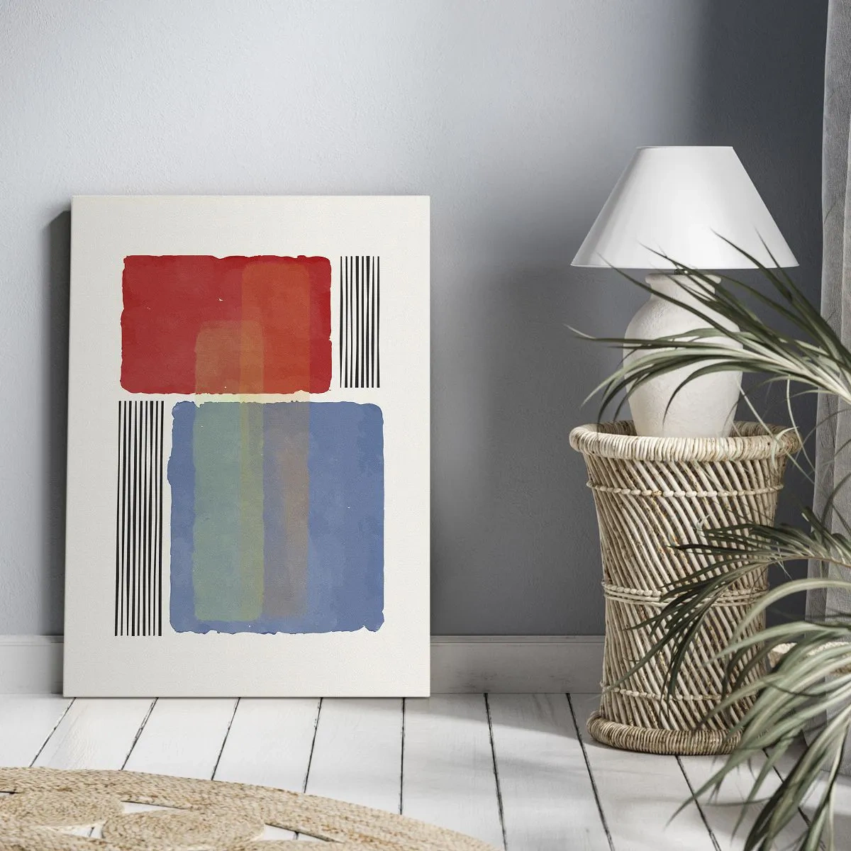 Impression sur toile - Image sur toile - Esprit et lettre de la géométrie - 45x80 cm