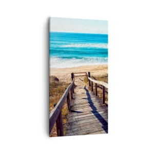 Impression sur toile - Image sur toile - Cours! - 55x100 cm