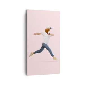 Impression sur toile - Image sur toile - Une pincée d'absurdité - 45x80 cm