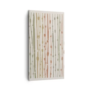 Impression sur toile - Image sur toile - Notation musicale des couleurs - 45x80 cm