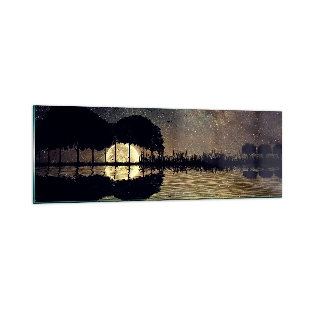 Impression sur verre - Image sur verre - Nuit au bout du monde - 90x30 cm
