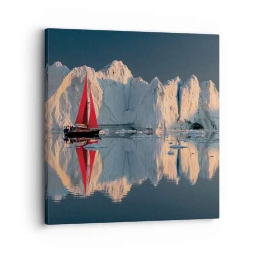 Impression sur toile - Image sur toile - Aux limites du monde - 30x30 cm