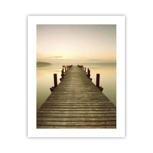 Affiche - Poster - L'aube, les premières lueurs, le jour  - 40x50 cm