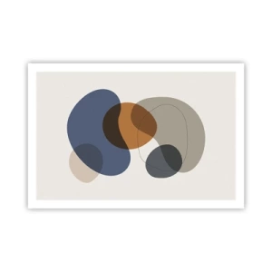 Affiche - Poster - Gouttes de couleur - 91x61 cm