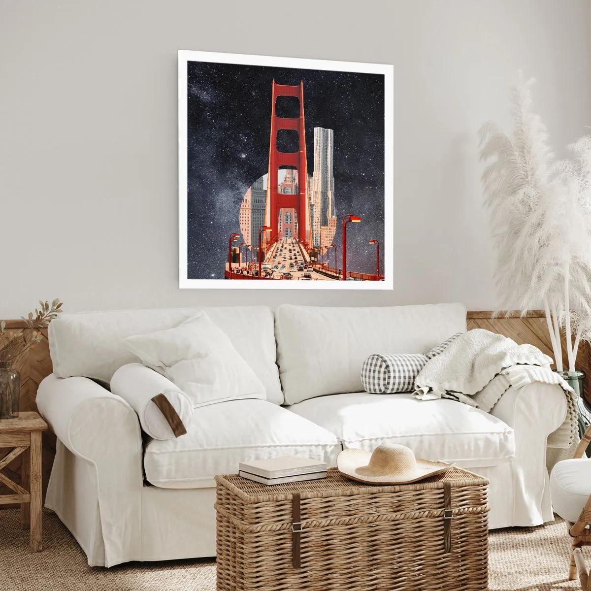 Affiche - Poster - Toujours au centre - 60x60 cm