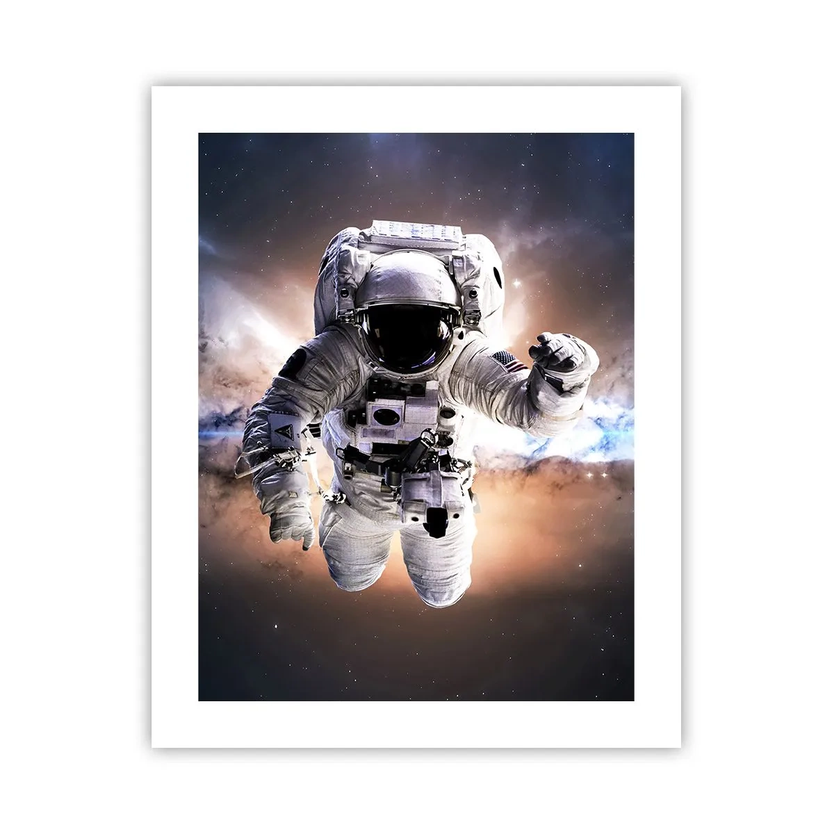 Affiche - Poster - Salutations de l'espace - 40x50 cm