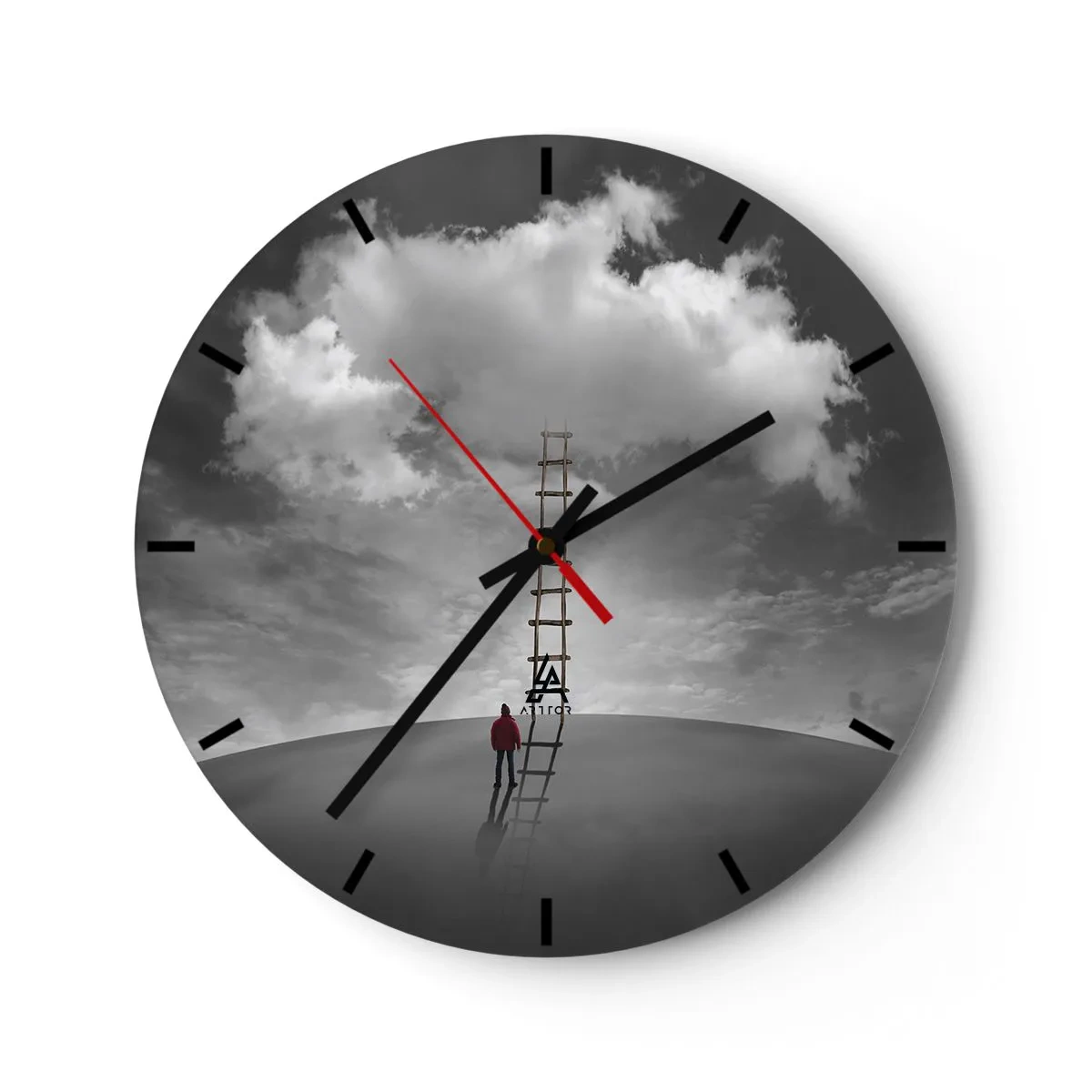 Horloge murale - Pendule murale - Tout est possible - 40x40 cm