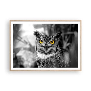 Affiche dans un chêne clair - Poster - Rien ne se cachera - 100x70 cm