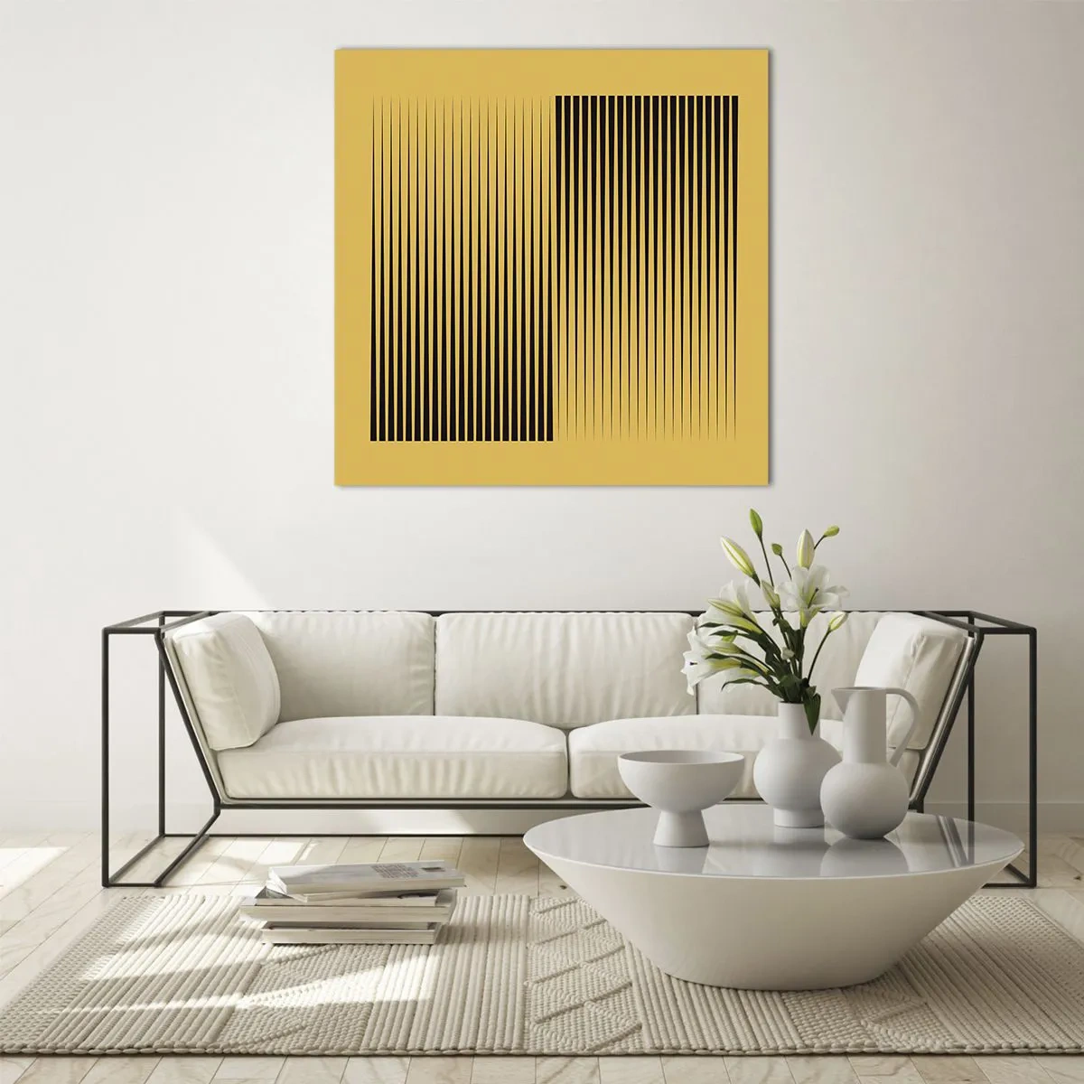 Impression sur verre - Image sur verre - Cadre opposé - 60x60 cm