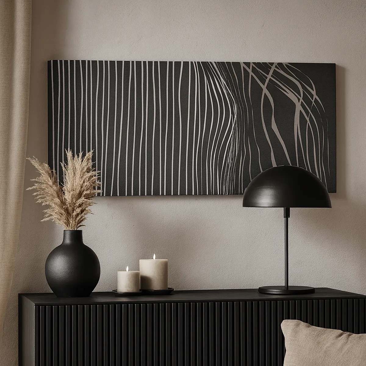 Impression sur toile - Image sur toile - Rythme et accent - 30x30 cm