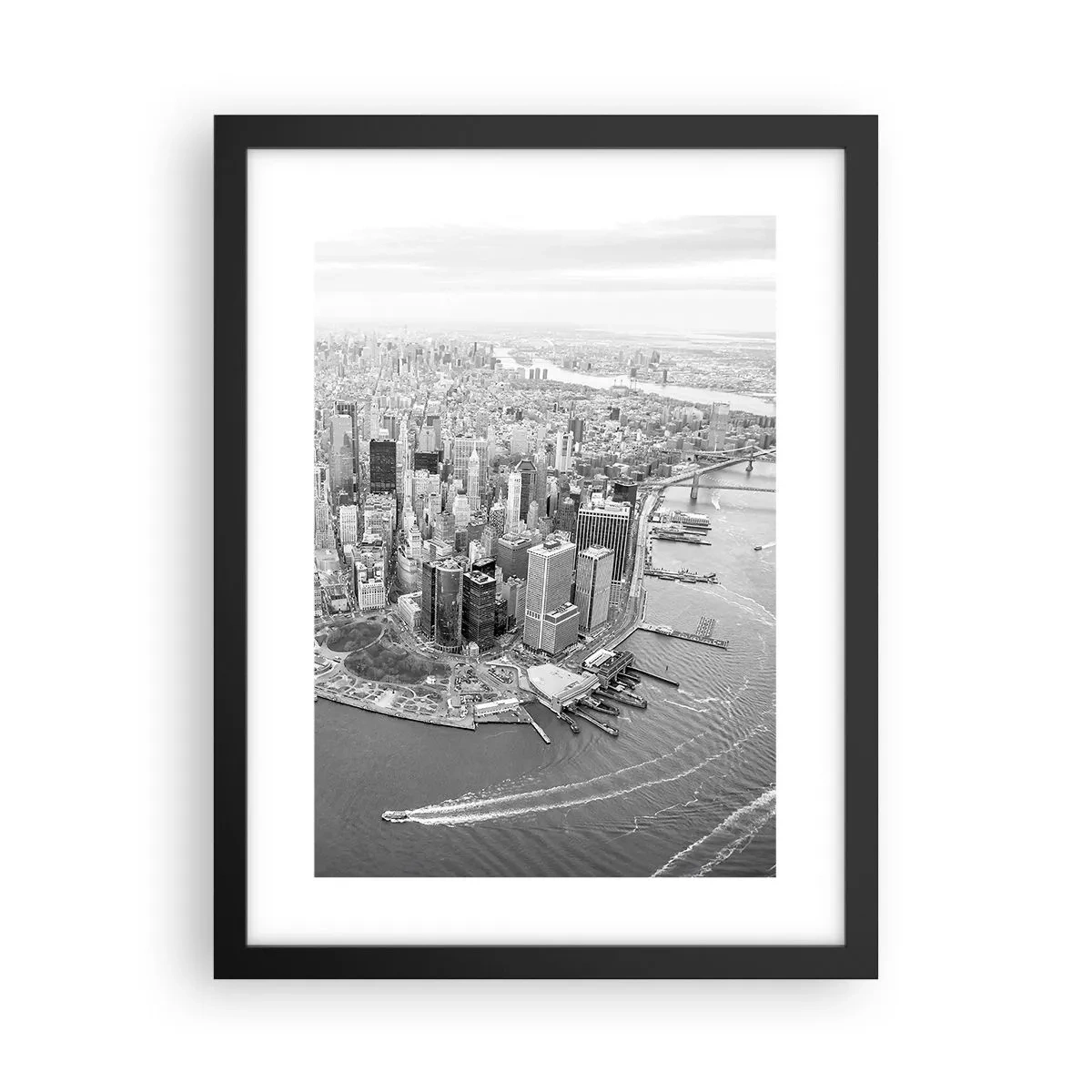 Affiche dans un cadre noir - Poster - Comment ne pas aimer ? - 30x40 cm