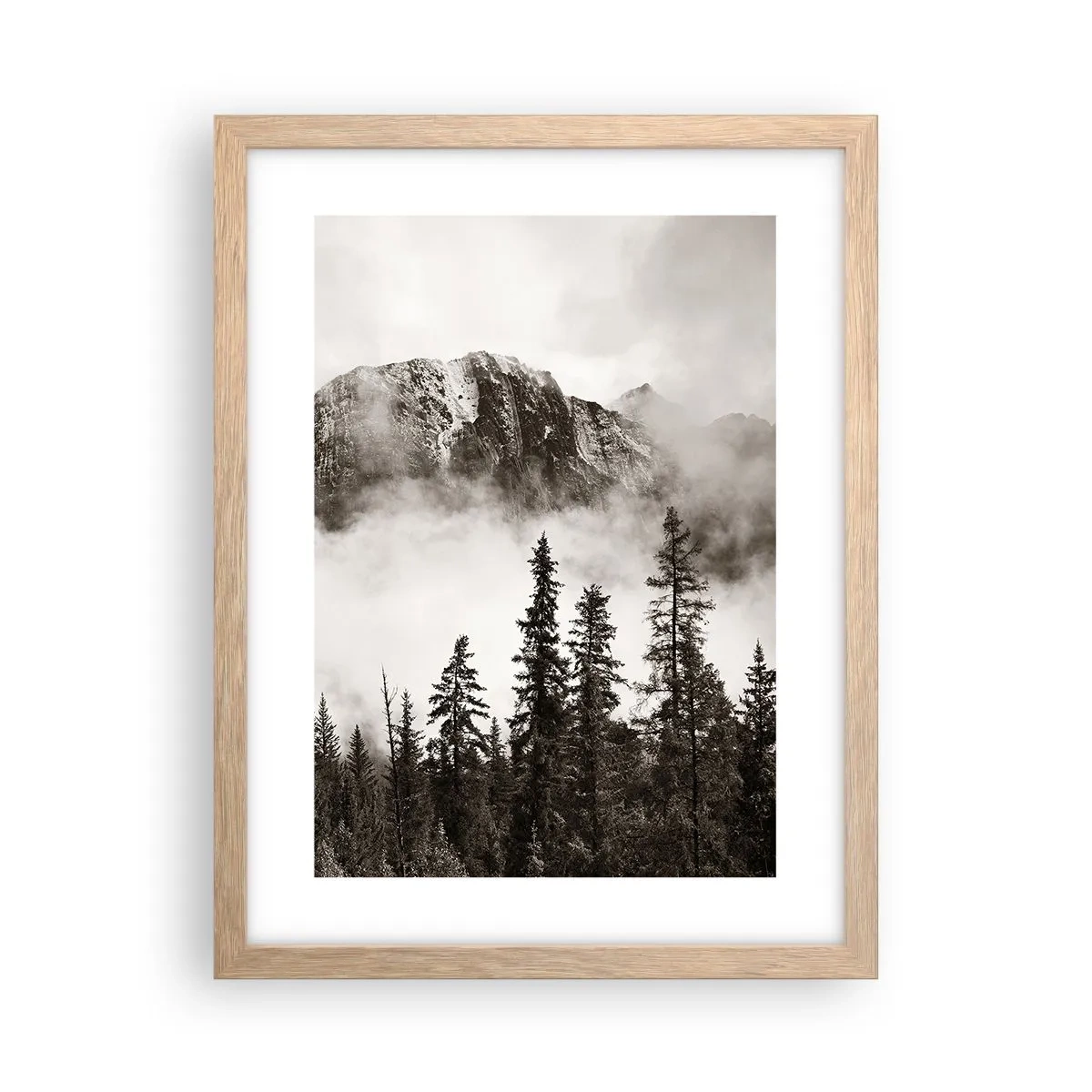 Affiche dans un chêne clair - Poster - Seigneur de granite - 30x40 cm