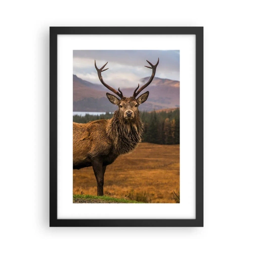 Affiche dans un cadre noir - Poster - Majesté de la nature - 30x40 cm