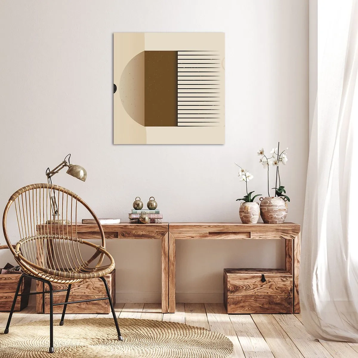 Impression sur toile - Image sur toile - Différents états - 70x70 cm