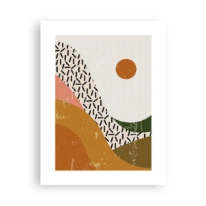 Affiche - Poster - Abstraction solaire - 30x40 cm