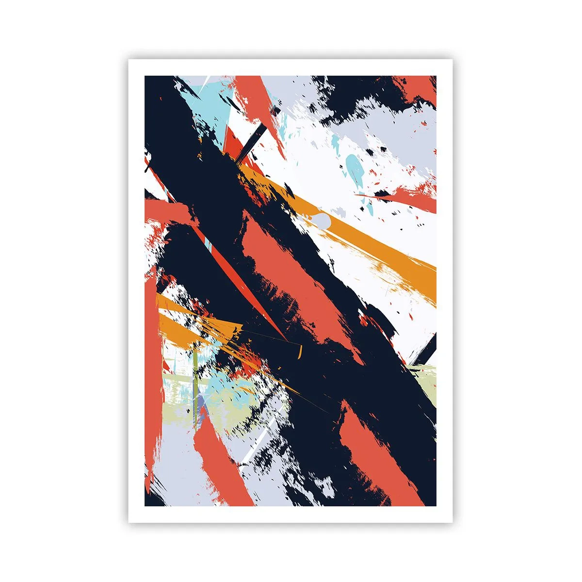 Affiche - Poster - Composition dynamique - 70x100 cm