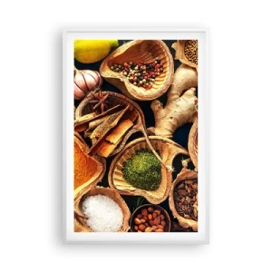 Affiche dans un cadre blanc - Poster - Prends ce que tu veux - 61x91 cm