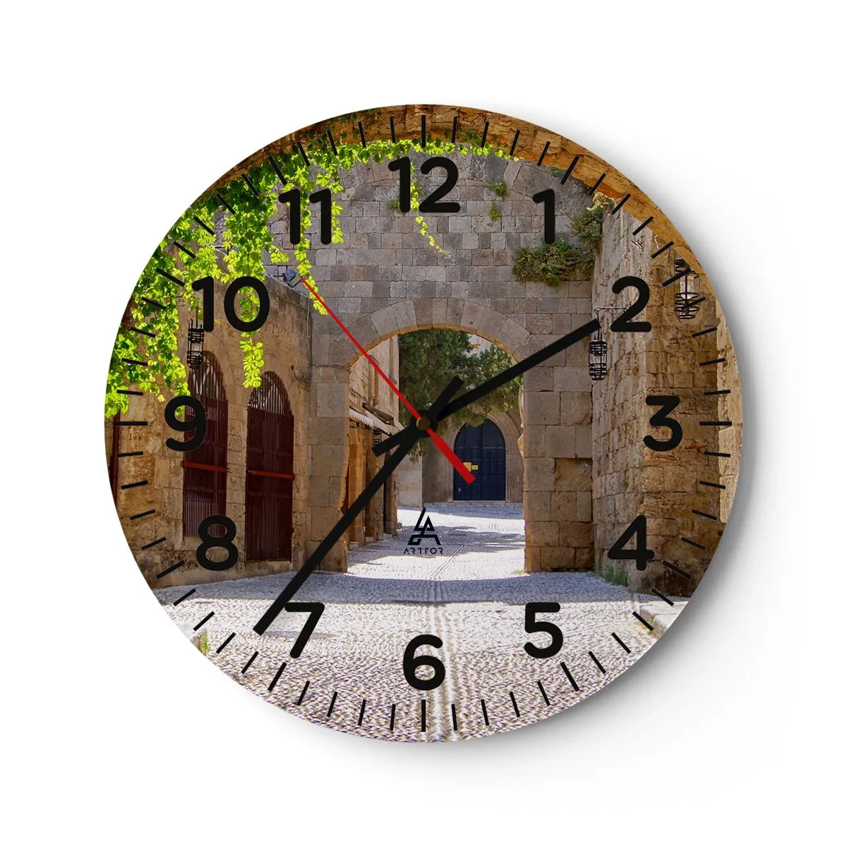 Horloge murale - Pendule murale - Le cortège apparaîtra bientôt - 40x40 cm