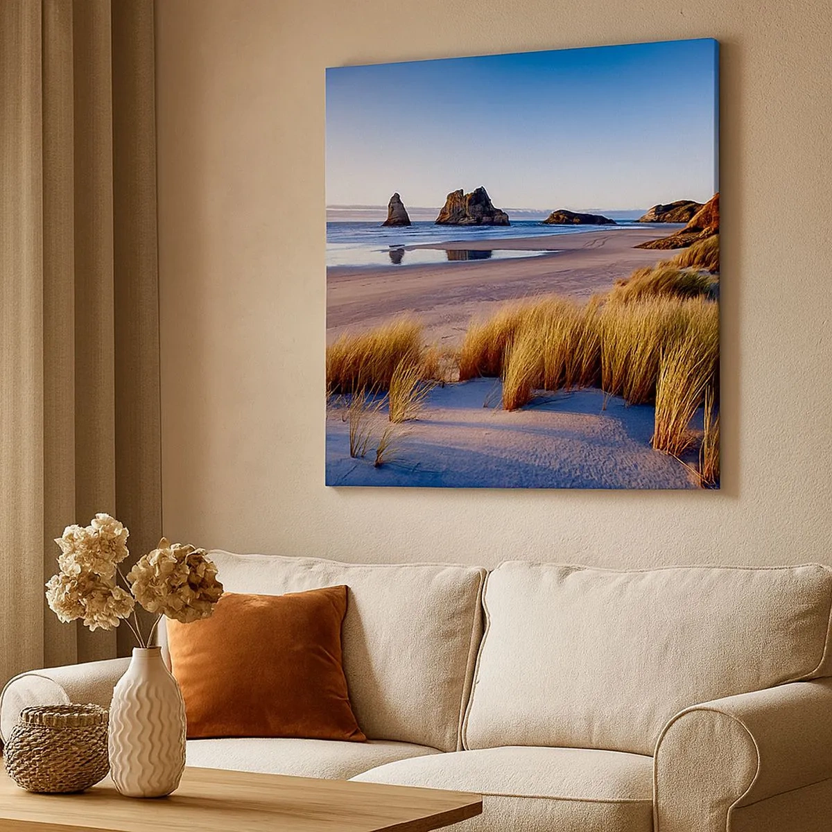 Impression sur toile - Image sur toile - Pour les chercheurs de paix - 30x30 cm