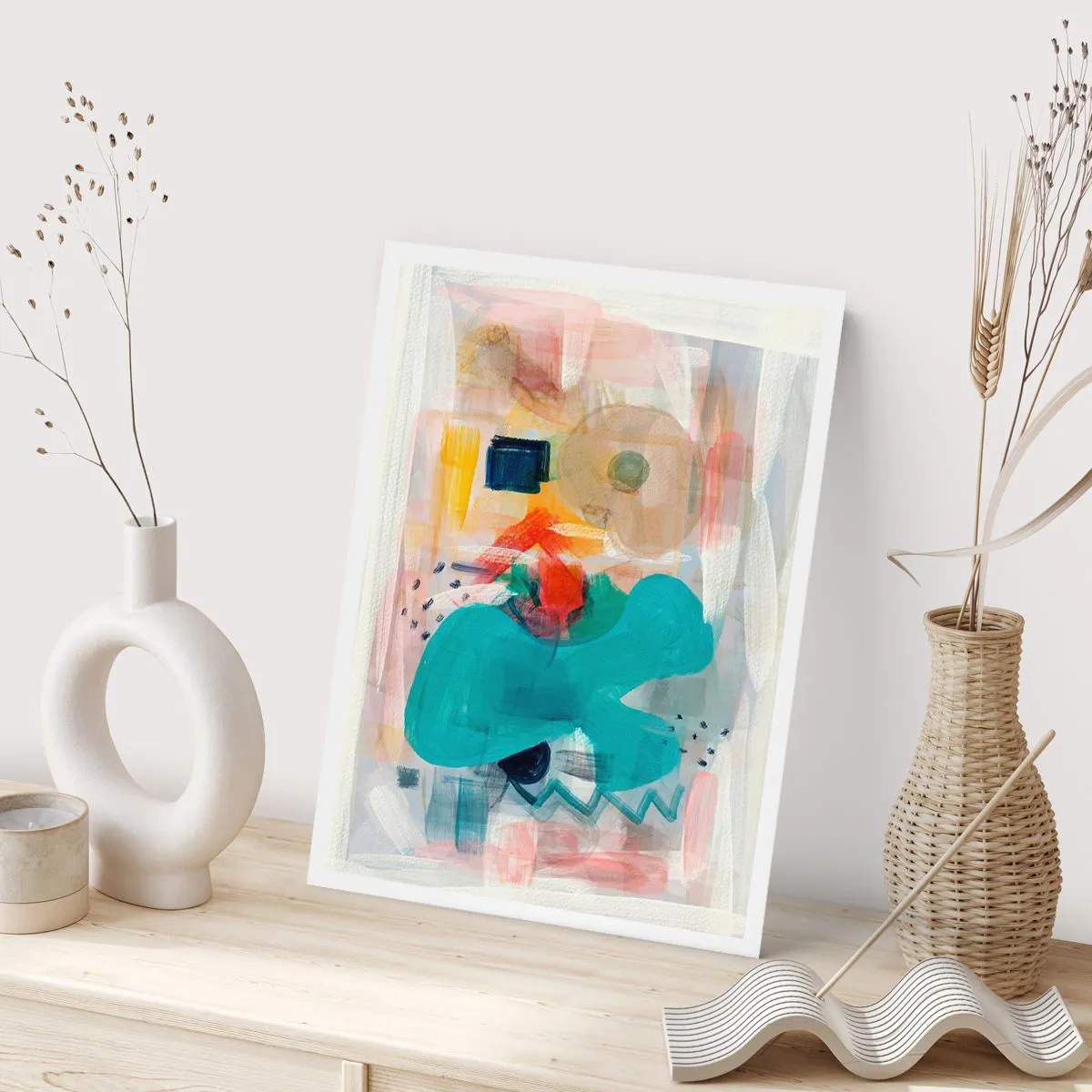 Affiche - Poster - Jeu de couleurs - 40x50 cm