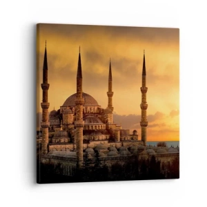 Impression sur toile - Image sur toile - Dieu est grand - 30x30 cm