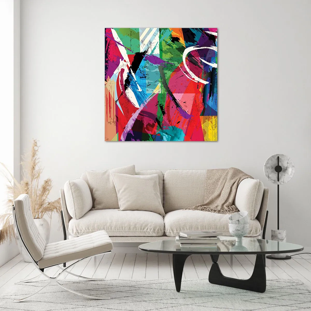 Impression sur verre - Image sur verre - Rapide, vif et bondissant - 50x50 cm