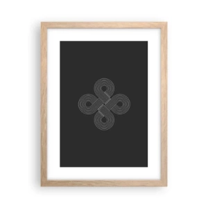 Affiche dans un chêne clair - Poster - Dans l'âme celtique - 30x40 cm